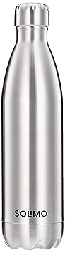 Amazon Brand - Solimo Stainless Steel Insulated Flask 24 Hours Hot And Cold Bottle (Silver,750 Ml) - image, photos