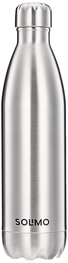 Amazon Brand – Solimo Stainless Steel Insulated Flask 24 Hours Hot And Cold Bottle (Silver,750 Ml) at Rs. 599