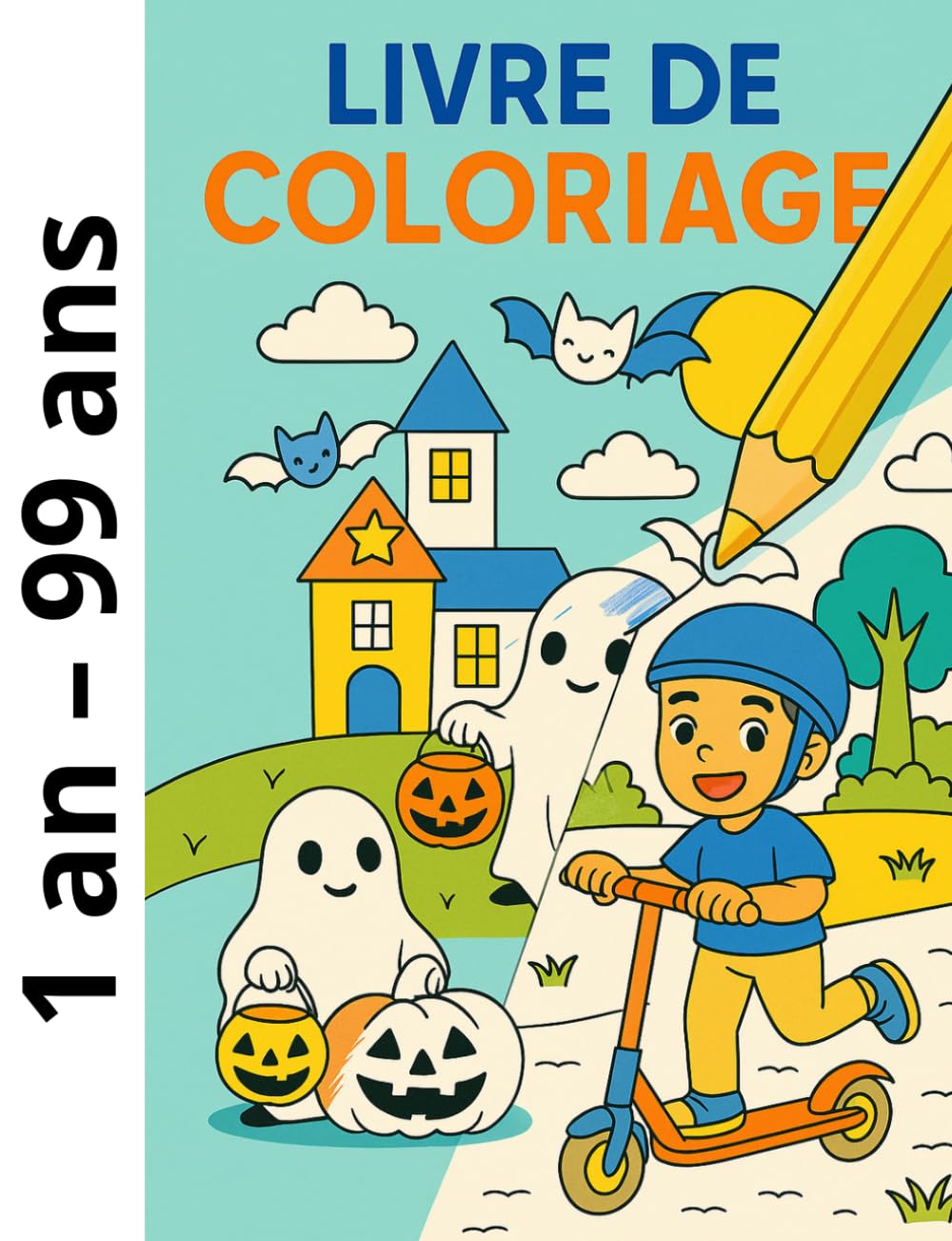 livre de coloriage: 1 an - 99 ans
