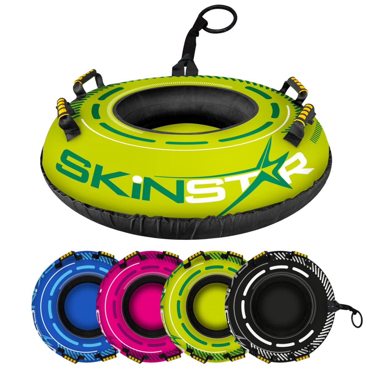 SkinStar Cross Snowtube Ø 100 cm Rodel antideslizantes