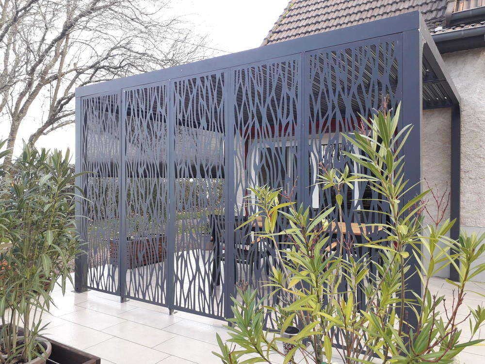 Pergola Bioclimatique 10.80m² Gris Anthracite - PER36M30RBI