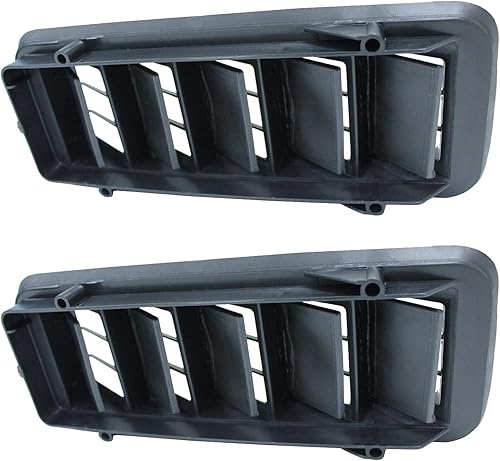 Miniatura 6 de Rejilla de alivio de ventilación de aire para 1999-2021 Che-v-y GMC Silverado 1500 Sierra 2500 HD Classic (par)