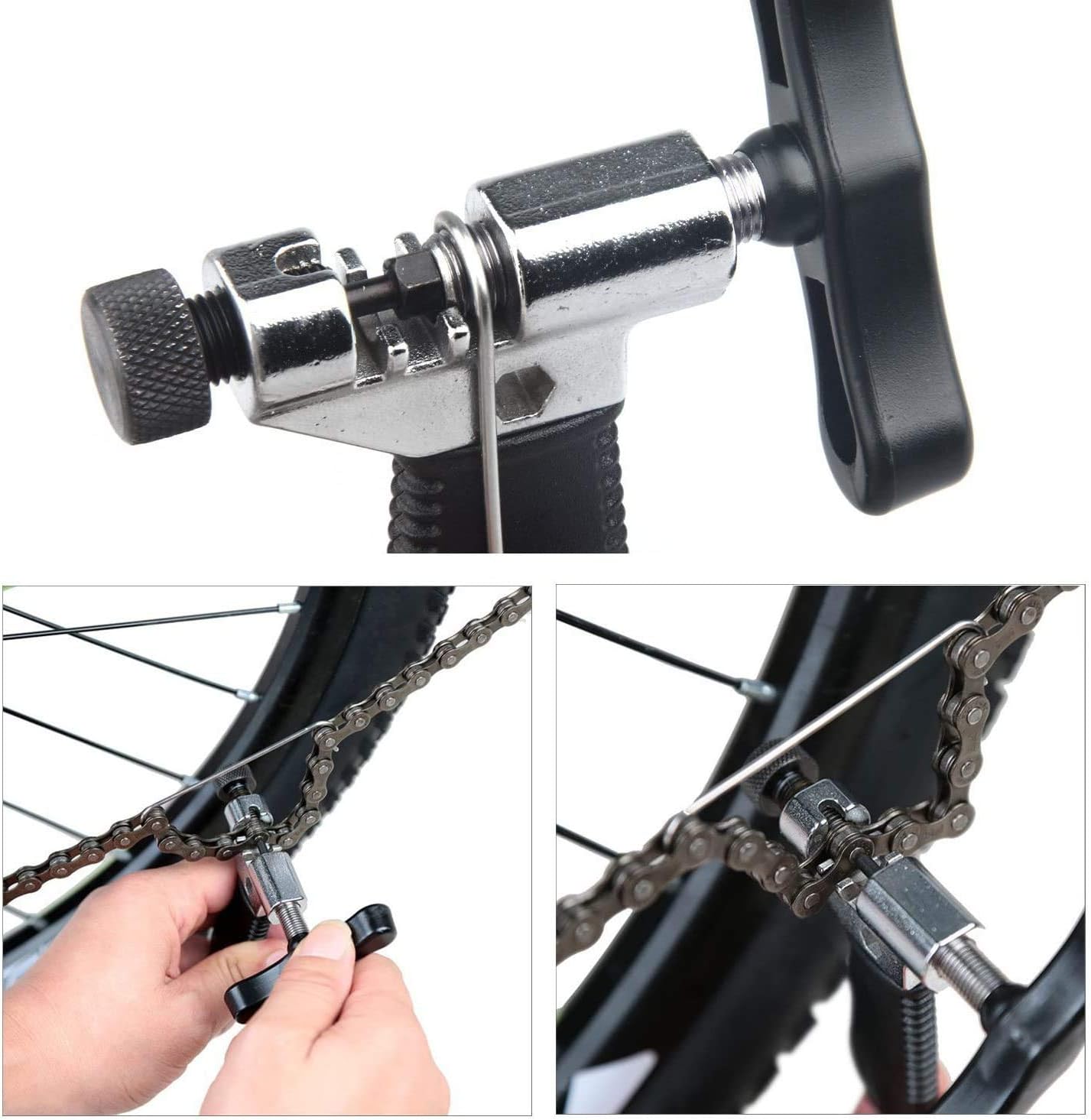 TAGVO Bike Link Plier+Chain Breaker Splitter Tool+Chain Checker, Universal for 7 8 9 10 Speed Chain - Image 4