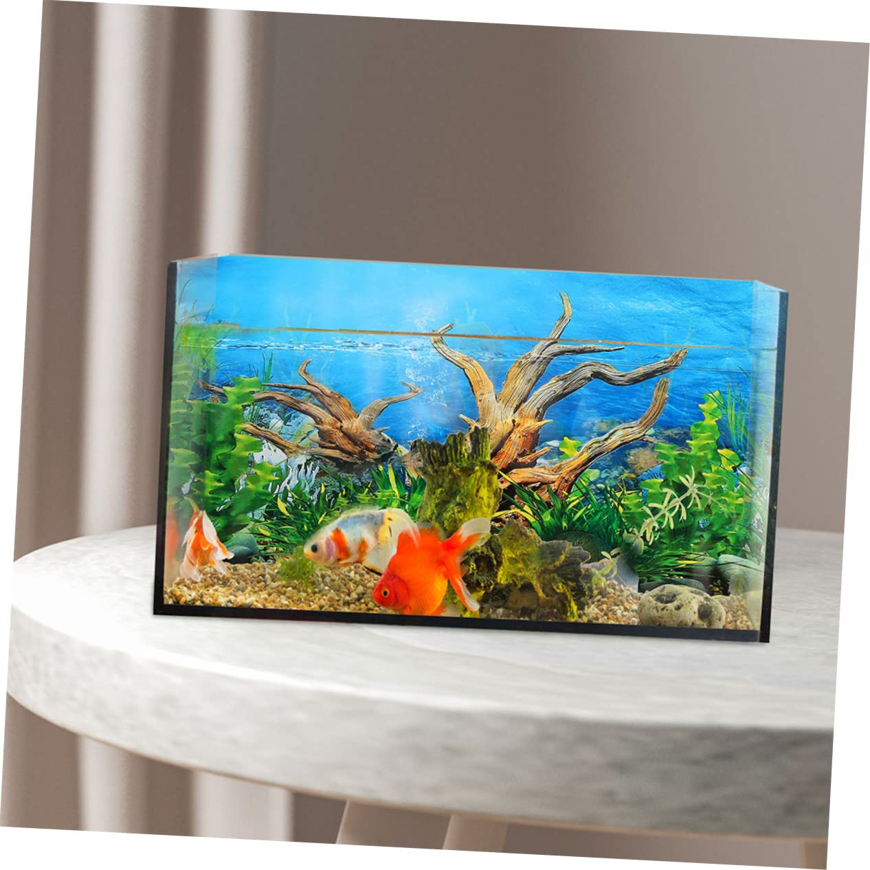 Toyvian 5 Pezzi Sfondo del Serbatoio del Pesce Poster di Sfondo dell'acquario sfondi pianta Piante di Pesce Acquatico impostore Acquario Adesivo Acquario Vinile
