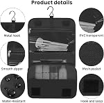 BAGAIL 10 Ensemble Cubes d'emballage Tailles diverses Organisateur d'empaquetage pour accessoires de voyage Porte-bagages sur valise-Noir