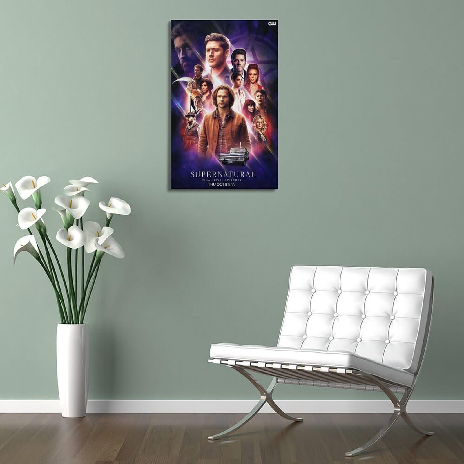 Supernatural TV Series Canvas Art Poster Supernatural TV Series Canvas Art Poster