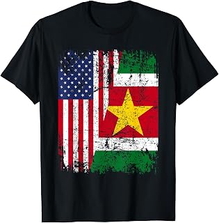 SURINAMES American Flag | Men Women Kids | SURINAME T-Shirt