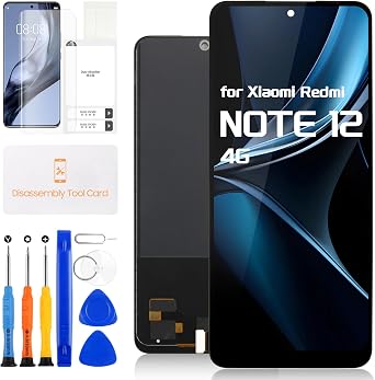 for Xiaomi Redmi Note 12 4G Screen Replacement - LCD Display for Redmi Note 12 Digitizer for Redmi Note 12 4G LCD Assembly 23021RAAEG 23021RAA2Y Not for Xiaomi Note 12 4G