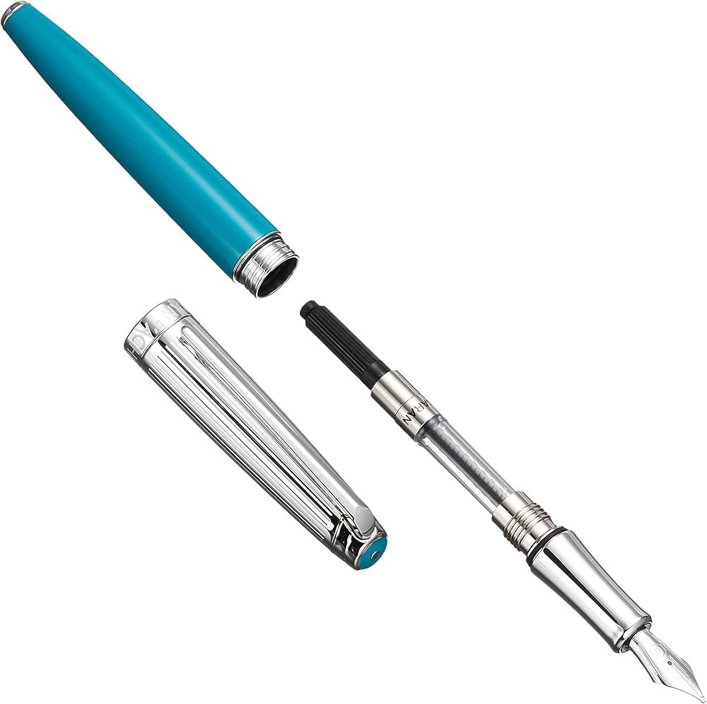 Amazon | カランダッシュ 万年筆 B 太字 レマン バイカラー 4799-181