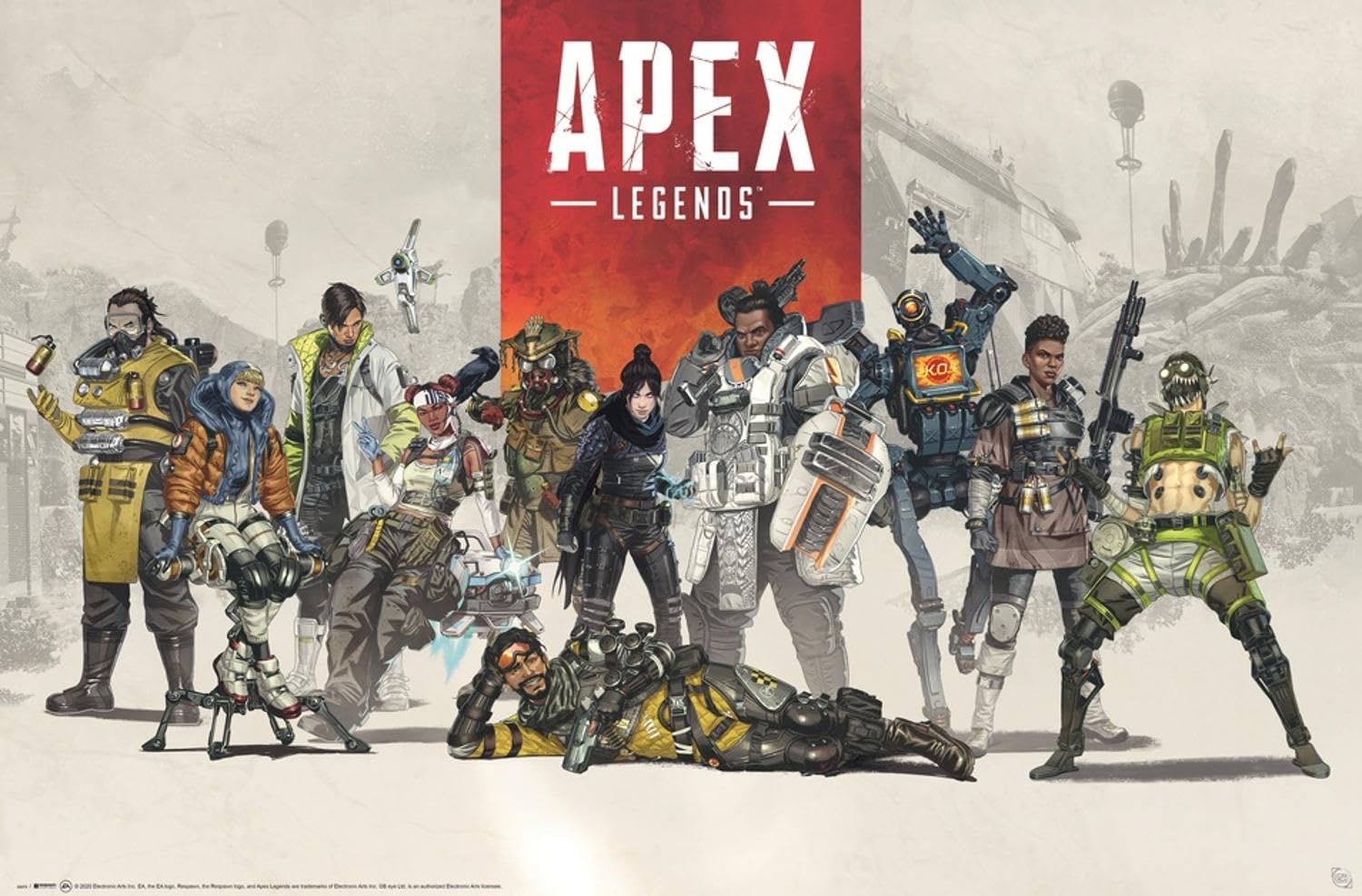 apexポスター Amazon.com: Apex Legends - Group Shot Wall Poster, 19L