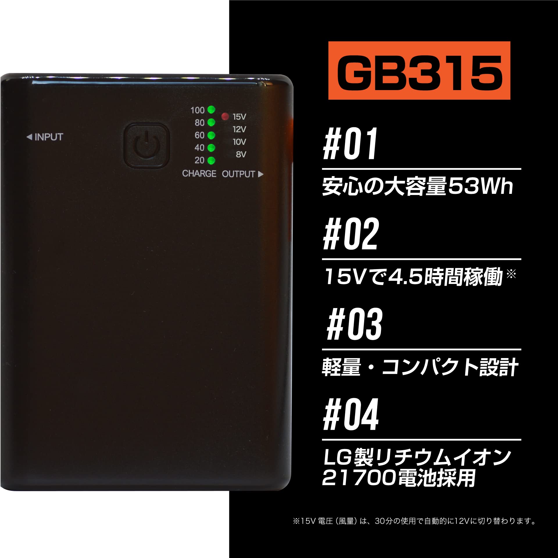 Amazon.co.jp: GB-POWER 国内メーカー ファン付きベスト ファン付き