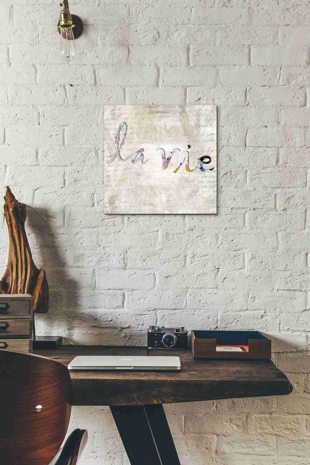 Epic Graffiti 'La Vie' by Karen Smith, Canvas Wall Art, 12"x12"