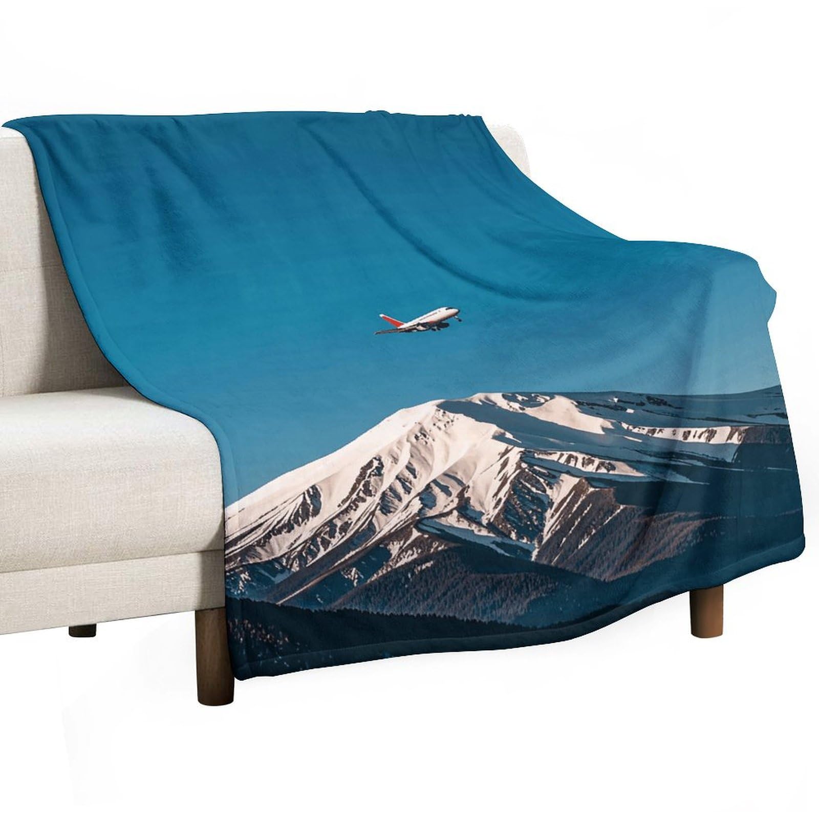 Couverture polaire pour canapé lit léger 127x152 super douce imprimée