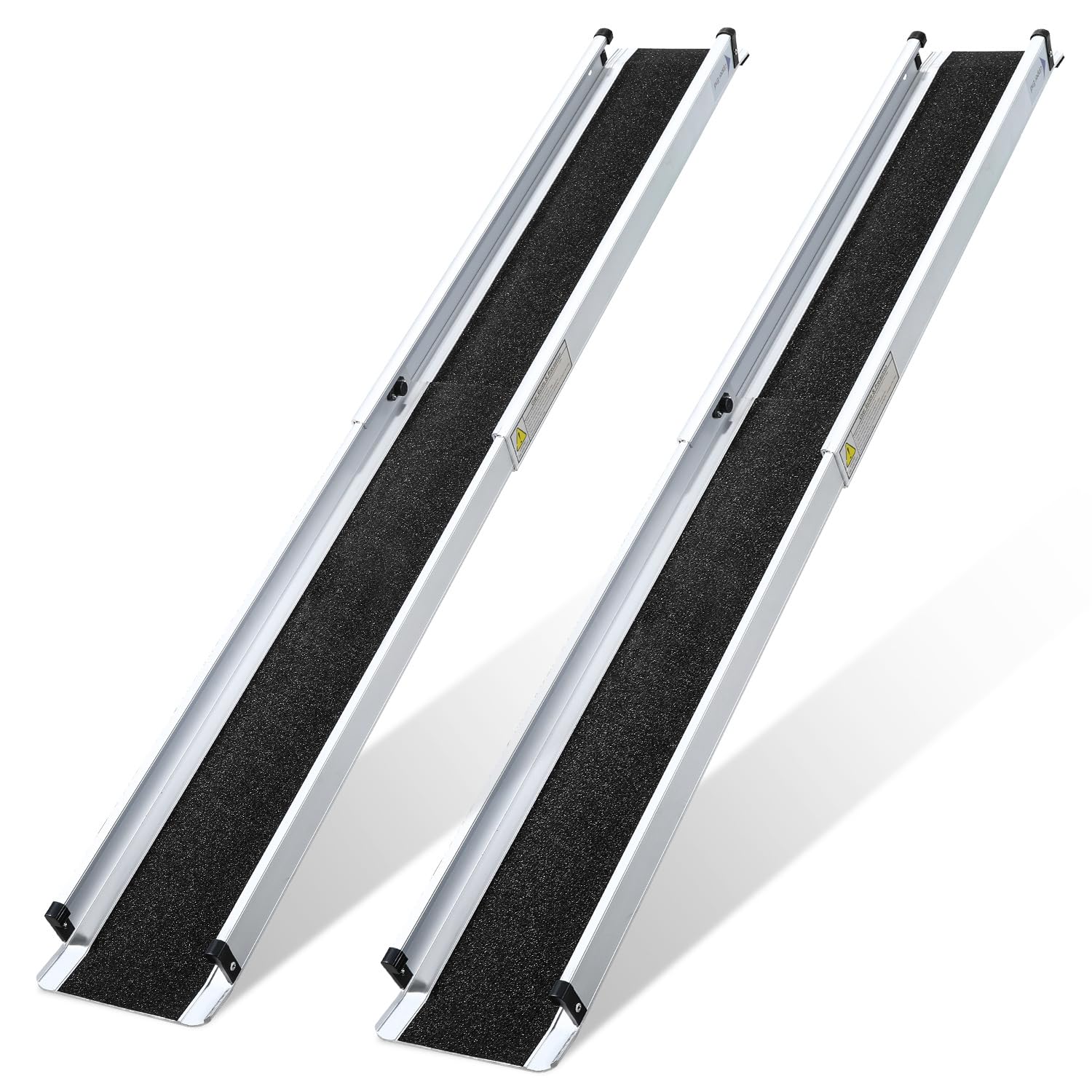 Rampa dla wózków inwalidzkich, 121-213 cm, aluminiowa rampa