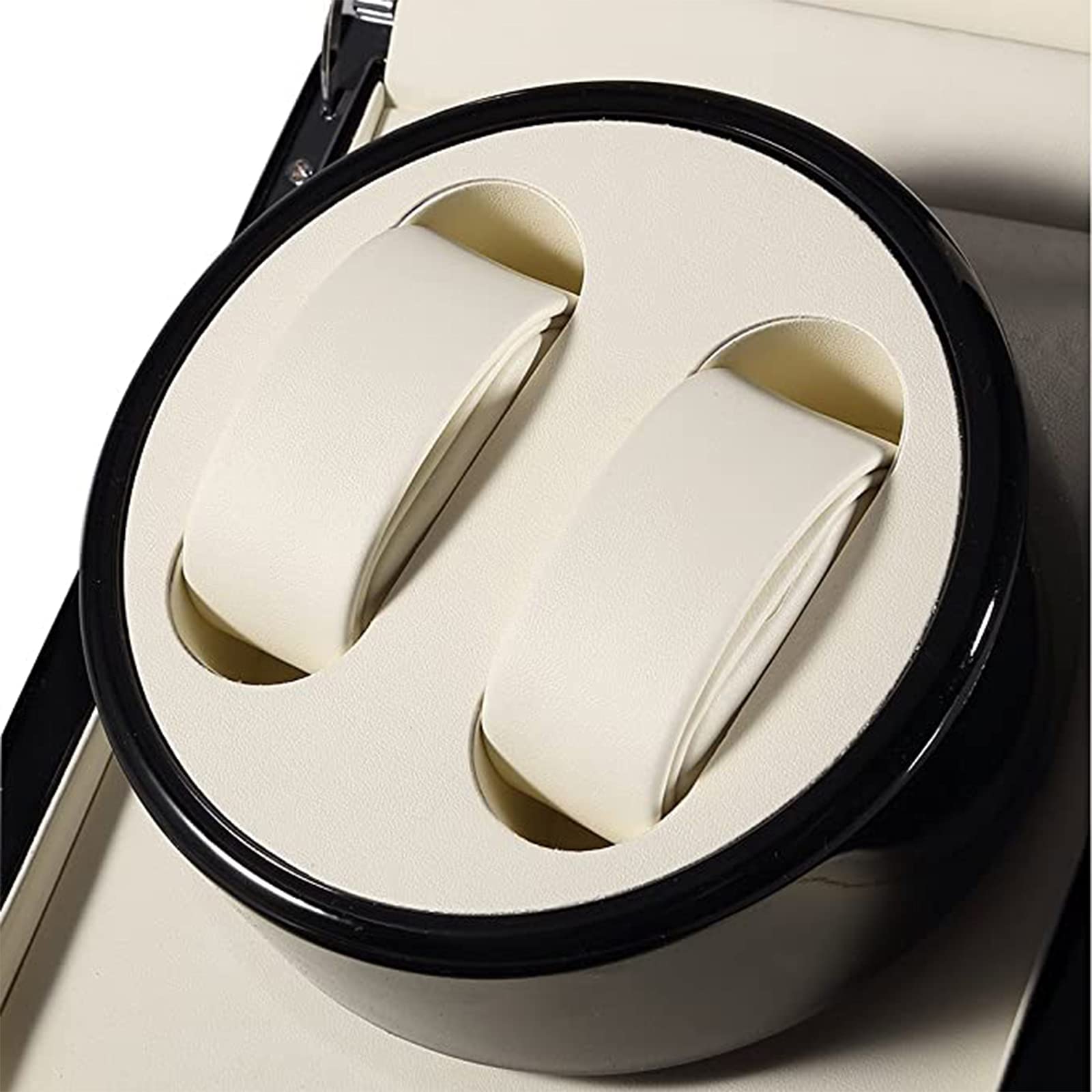 Uten Caja Giratoria Automática para Relojes, Watch Winder Madera de Reloj de Pulsera, con Motor silencioso, Regalo de San Valentín