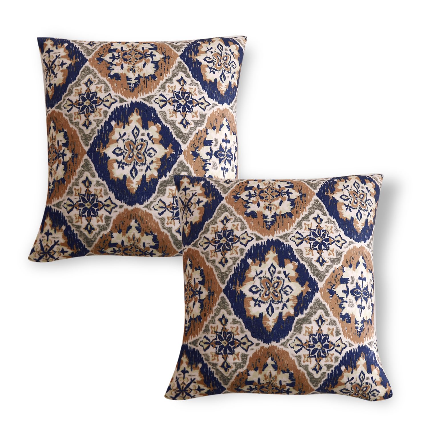 Velvet Cushion Covers - Amber Serene Flora -17