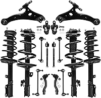 Vista 20 de Detroit Axle - Kit de suspensión frontal de 14 piezas para Mazda 6, 2003 2004 2005 2006 2007 2008, 6 brazos de control superior e inferior