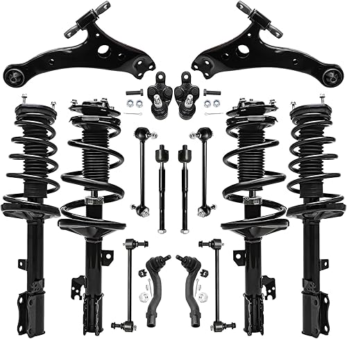 Miniatura 25 de Detroit Axle - 4WD Front End 14pc Kit de suspensión para Ford F-150 F-250 Expedition Navigator, 2 brazos de control superior 2 rótulas inferiores 2