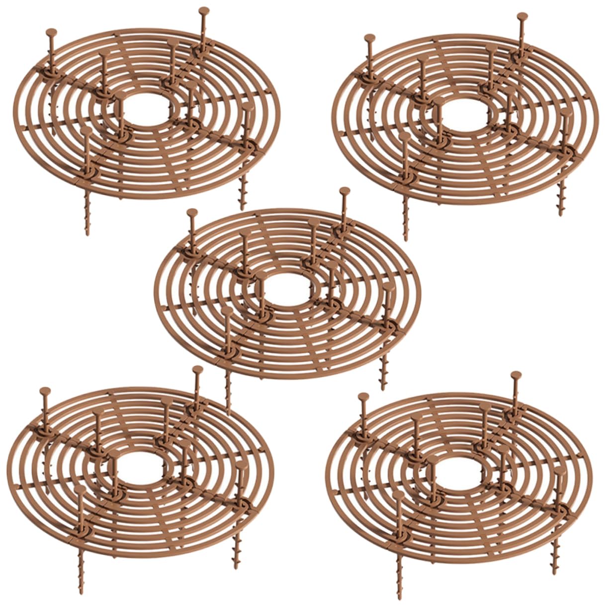 DECOMELODY 5Pcs Plant Pot Covers Flower Pot Protector Guard Cat Dog Safe Decorative Mesh Netting for Indoor Flower Pots