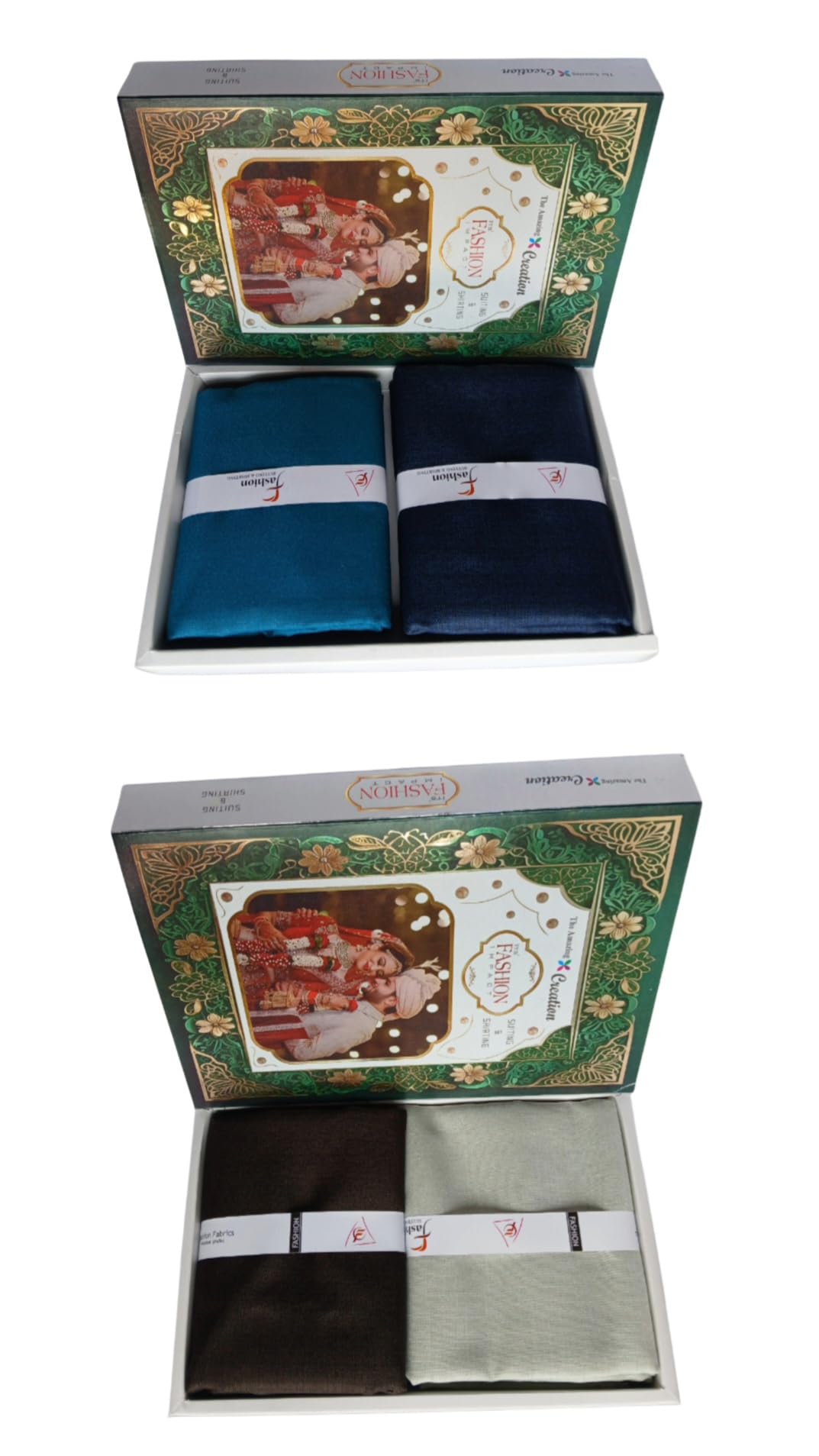 its' fashion impact Unstitched Shirt and Trouser Fabric Combo for Men, Cotton Blend, 2.25m Shirt Cloth and 1.20m Combo, Unstitched Full Length Fabric, Pack of 2-picture-25