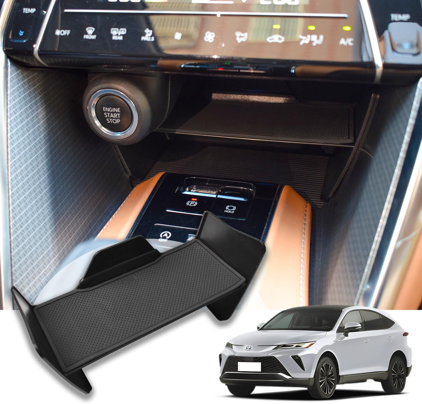 Amazon.com: X-TKER Center Console Organizer Compatible with Toyota ...