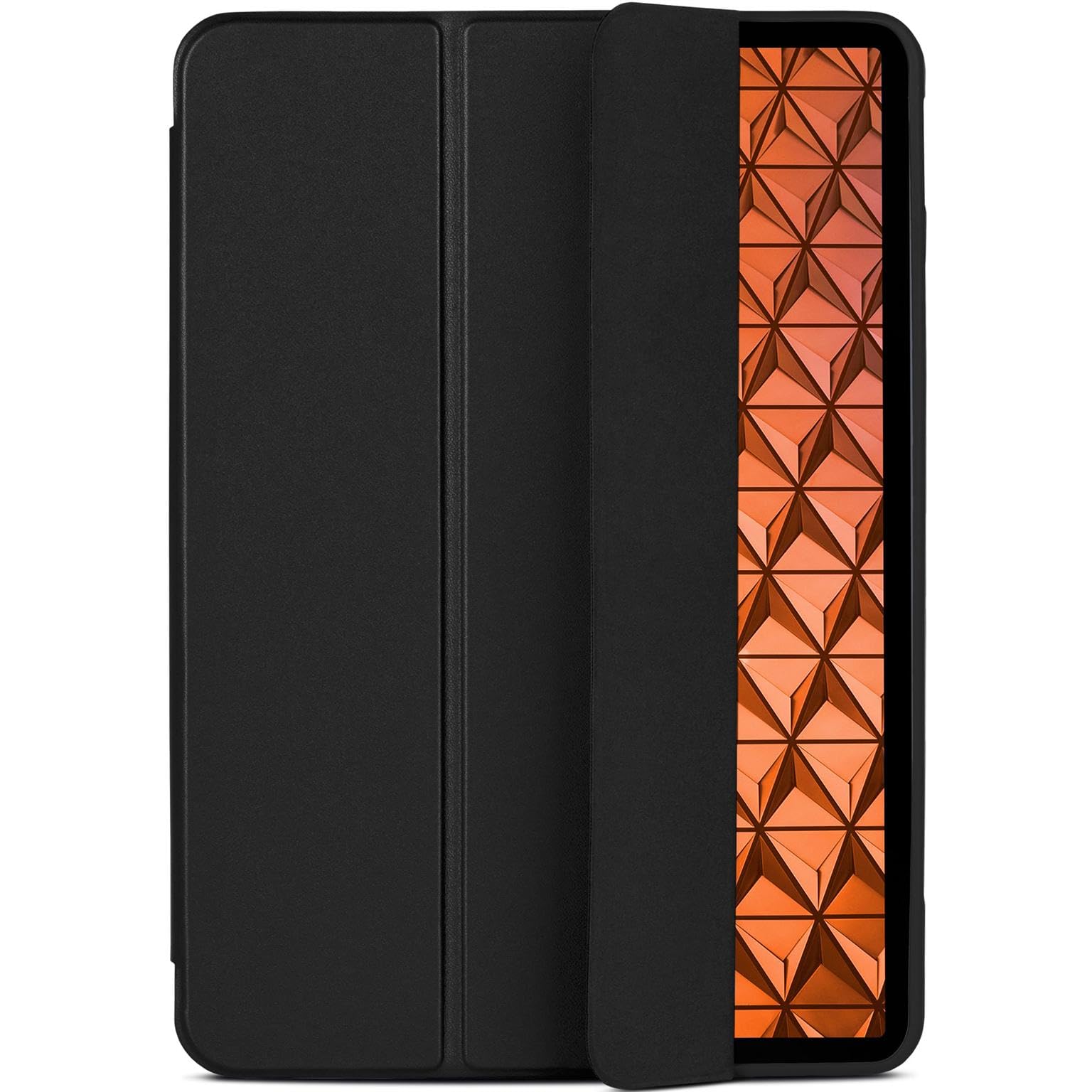 ONEFLOW Hülle für Samsung Galaxy Tab S10 Plus Schutzhülle ultradünn mit Ständer, Cover mit Auto Schlaf/Wach Funktion, Flip Case mit Magnet Standfunktion, Folio PU Leder Case, Schwarz
