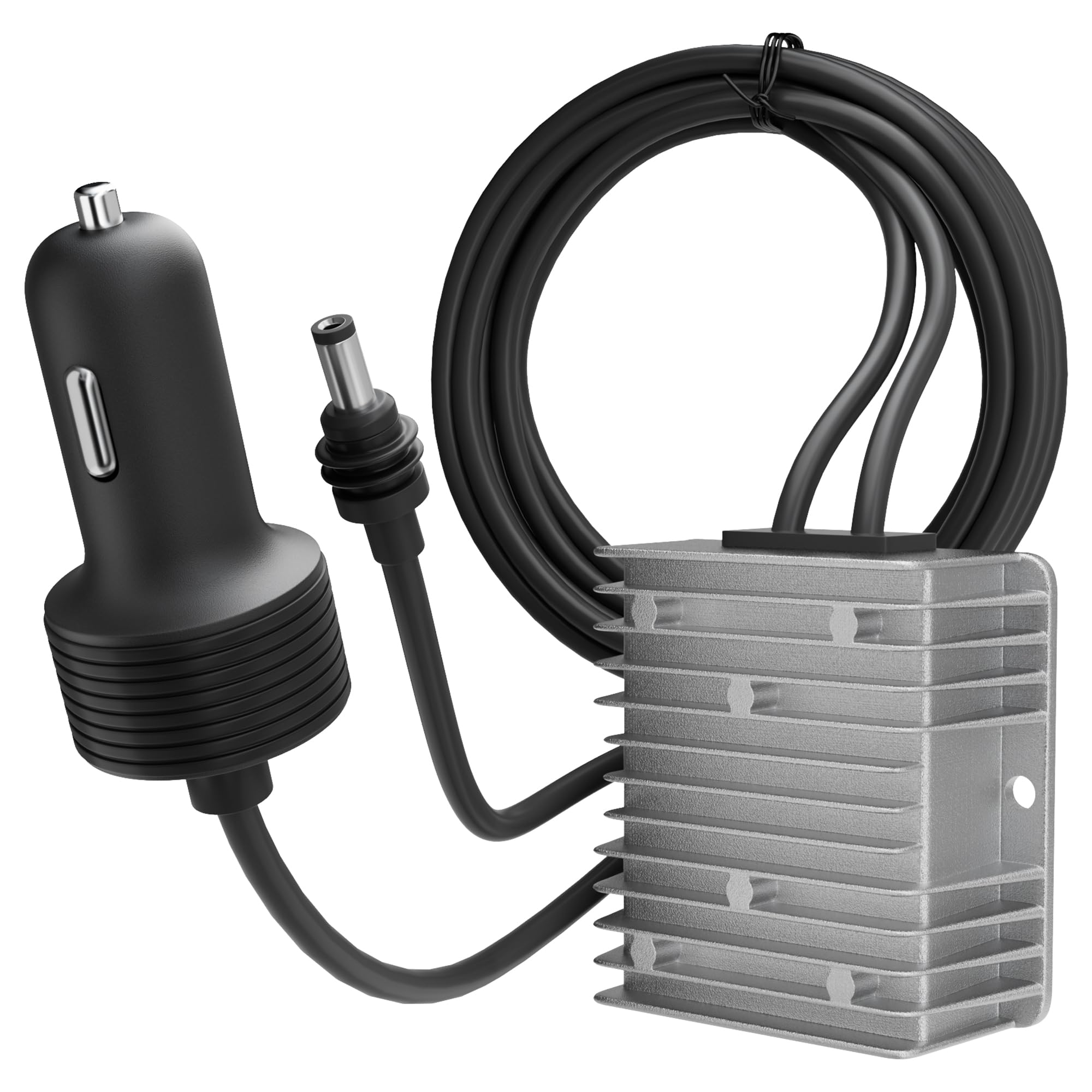 Starlink Gen 3 Step Up Cigarette Lighter Power Adapter,12V/24V to 57V 4.5A Power Adapter with 2M Dual DC Cables,High-Efficiency 10V-36V to 57V Step-Up