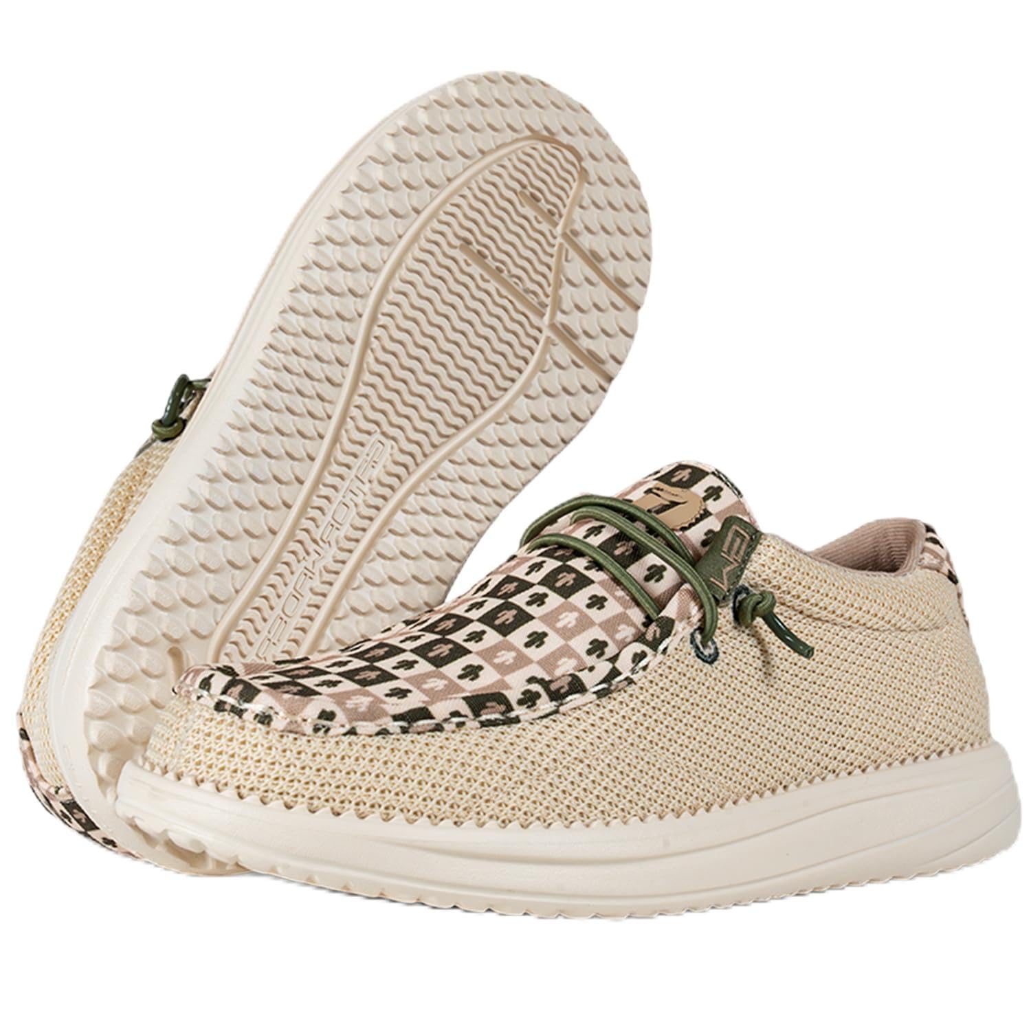 Gator Waders Mens Casual Shoes – Men's Loafers &amp; Slip-Ons Camp Shoes with No-Tie Laces -Arch Support Boat Shoes for Everyday Wear