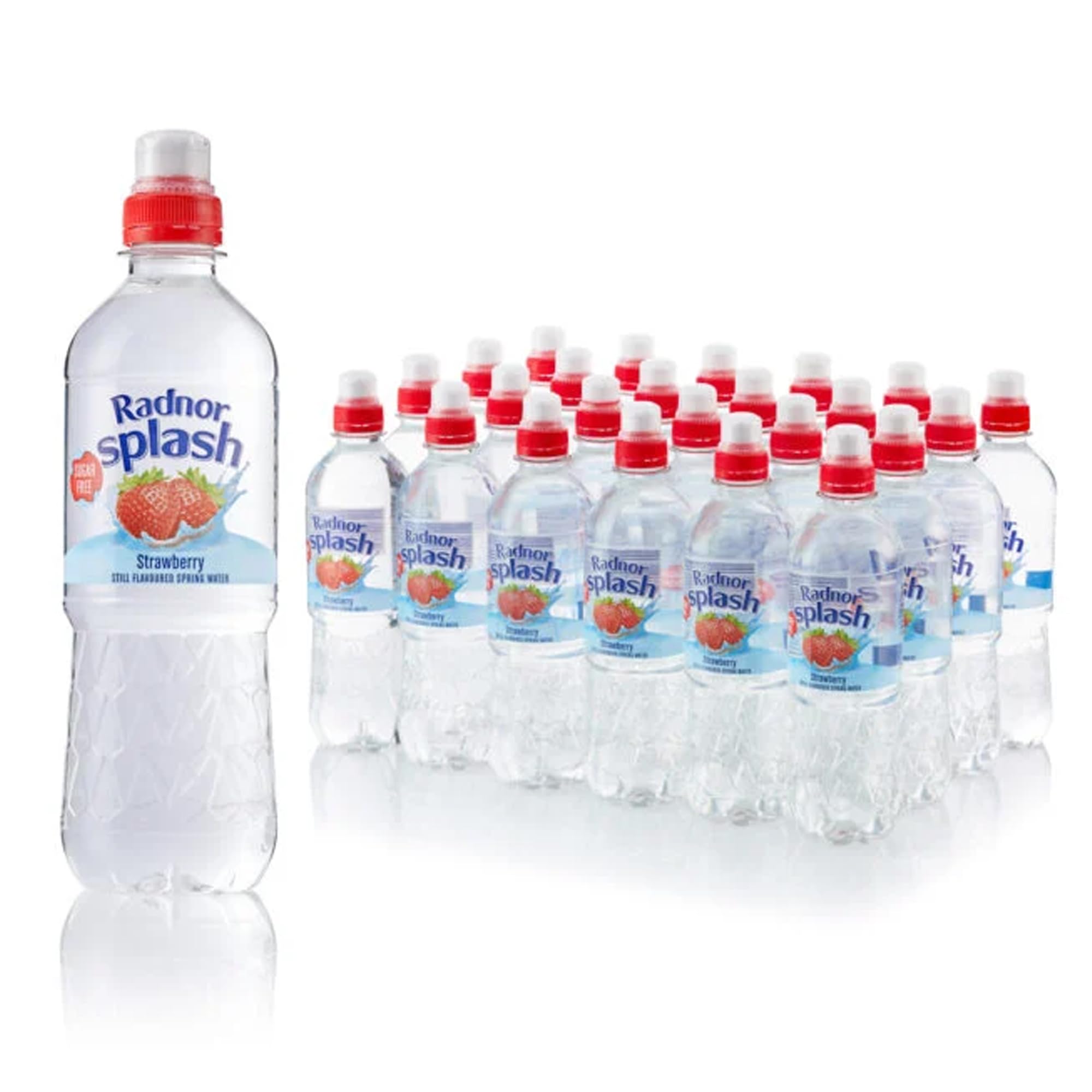 Radnor Splash Strawberry Flavoured Water SUGAR FREE Multipack 24x500ml