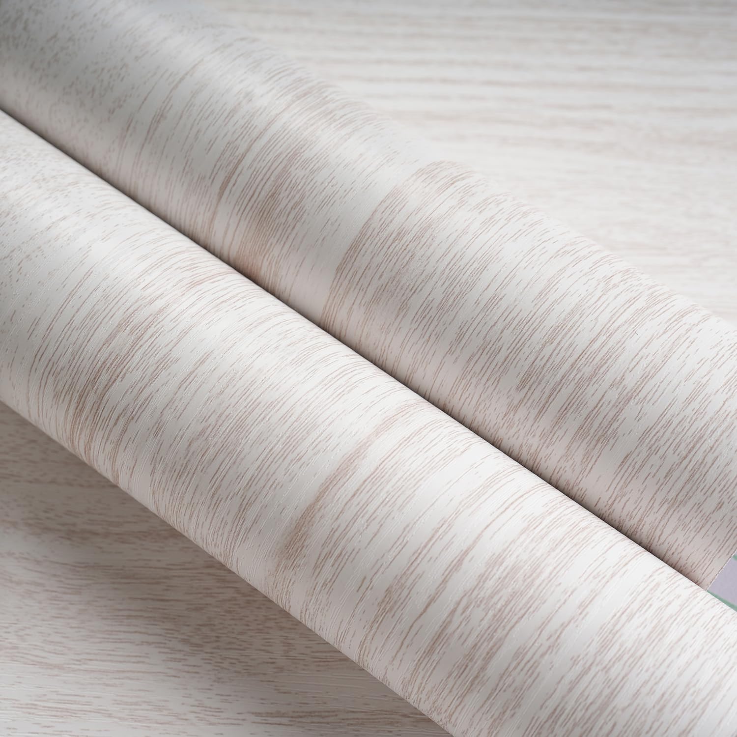 Orainege Wood Grain Contact Paper Peel and Stick Wallpaper 17.7inx196.8in Beige Wood Contact Paper for Cabinets Kitchen Countertop Furniture Waterproof Self Adhesive Wallpaper Removable Easy to Clean