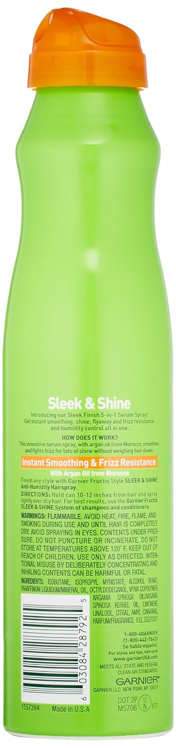 Garnier Sleek and Shine Sleek Finish 5-In-1 Serum Spray for Sleek Finish