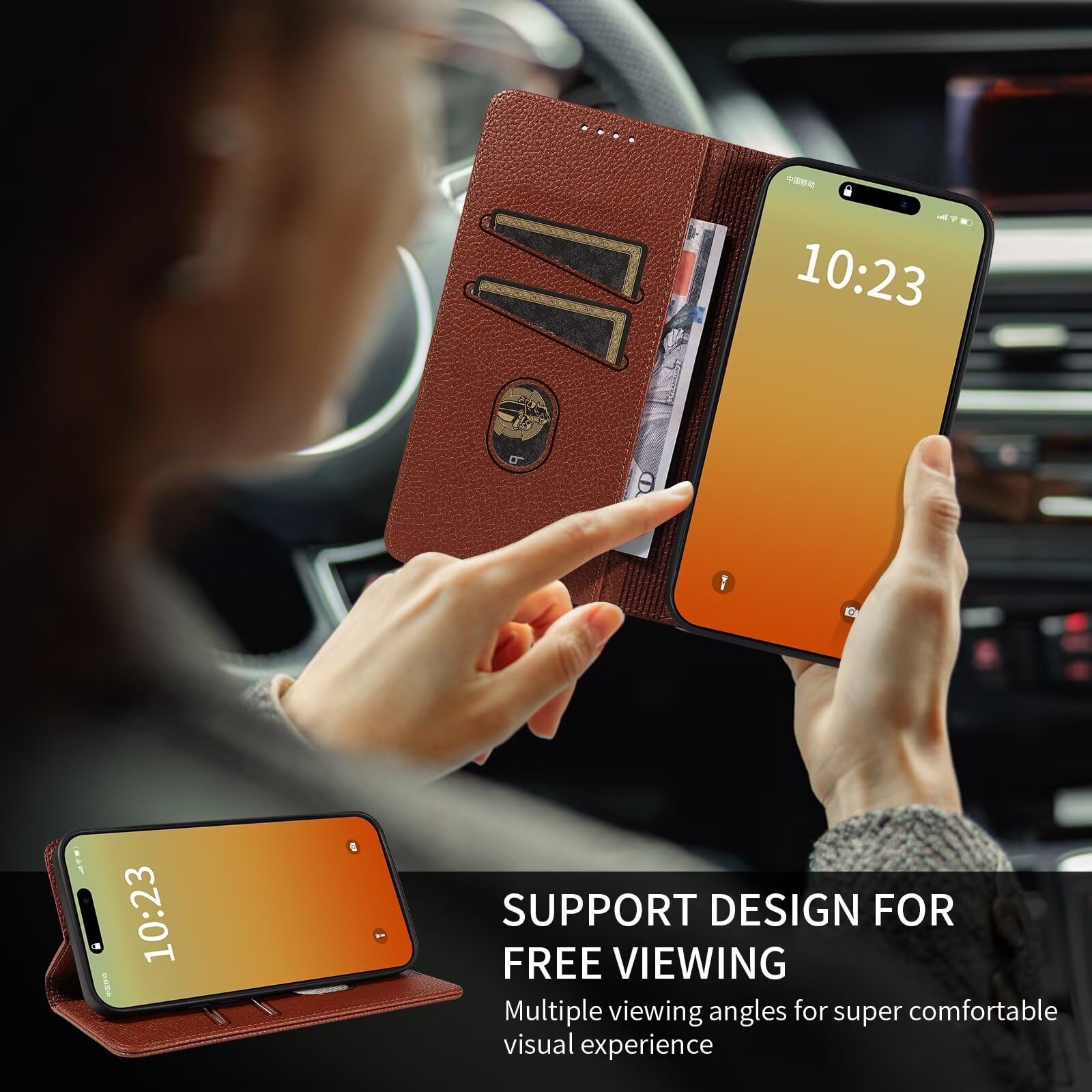 Custodia Personalizzabile B2Cprint Per Sony Xperia – Con Foto E Testo, Flip Case