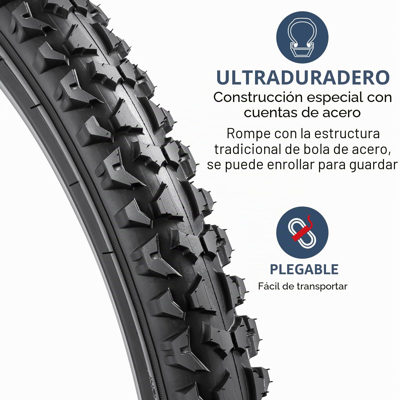 YunSCM 2Pcs Plegable 20 Pulgada Neumáticos 20x1.95 ETRTO 53-406 más 2Pcs 20 Pulgada Cámara de Aire AV32mm Valve Compatible Bike 20x1.95 Neumáticos and Cámara de Aire