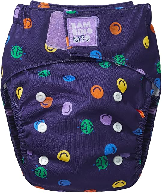 Bambino Mio, Revolutionary Reusable Nappy - Sustainable, Washable, Chemical-Free Eco Nappy from Newborn to Toddler (Bounce)