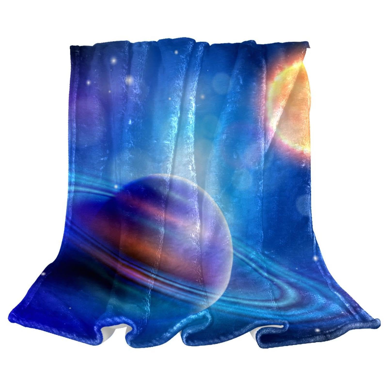 Couverture polaire galaxie pour réchauffer vos cœurs sous un ciel étoilé unique