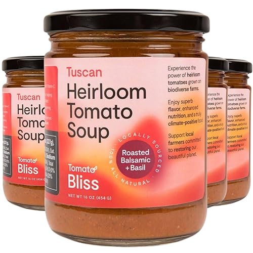 Miniatura 7 de Tomato Bliss - Sopa de tomate de curry de Vadouvan, totalmente natural, sin OMG, vegana, sin lácteos, sin azúcar añadido, sopas de tomate