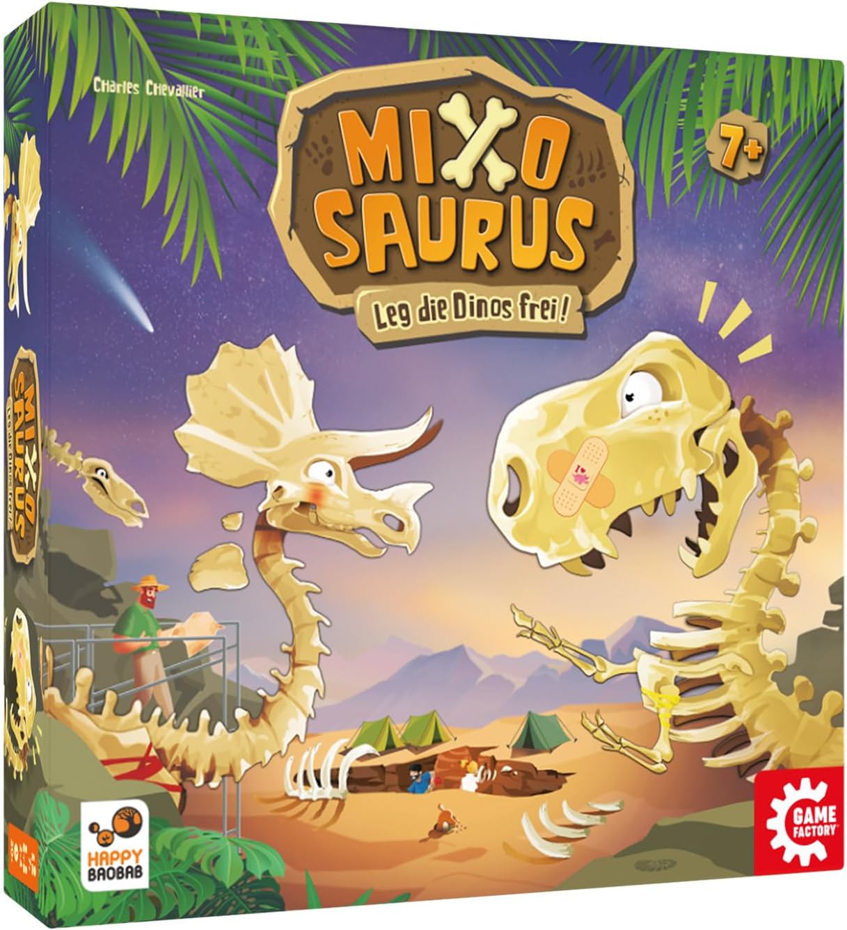 Game Factory 646094 Mixosaurus, Fun Skill Game for Children and Adults from 7 Years, Family Game, Children's Game