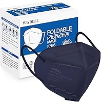 Vista 11 de WWDOLL KN95 Face Mask 25 Pack, 5-Layers Breathable KN95 Masks