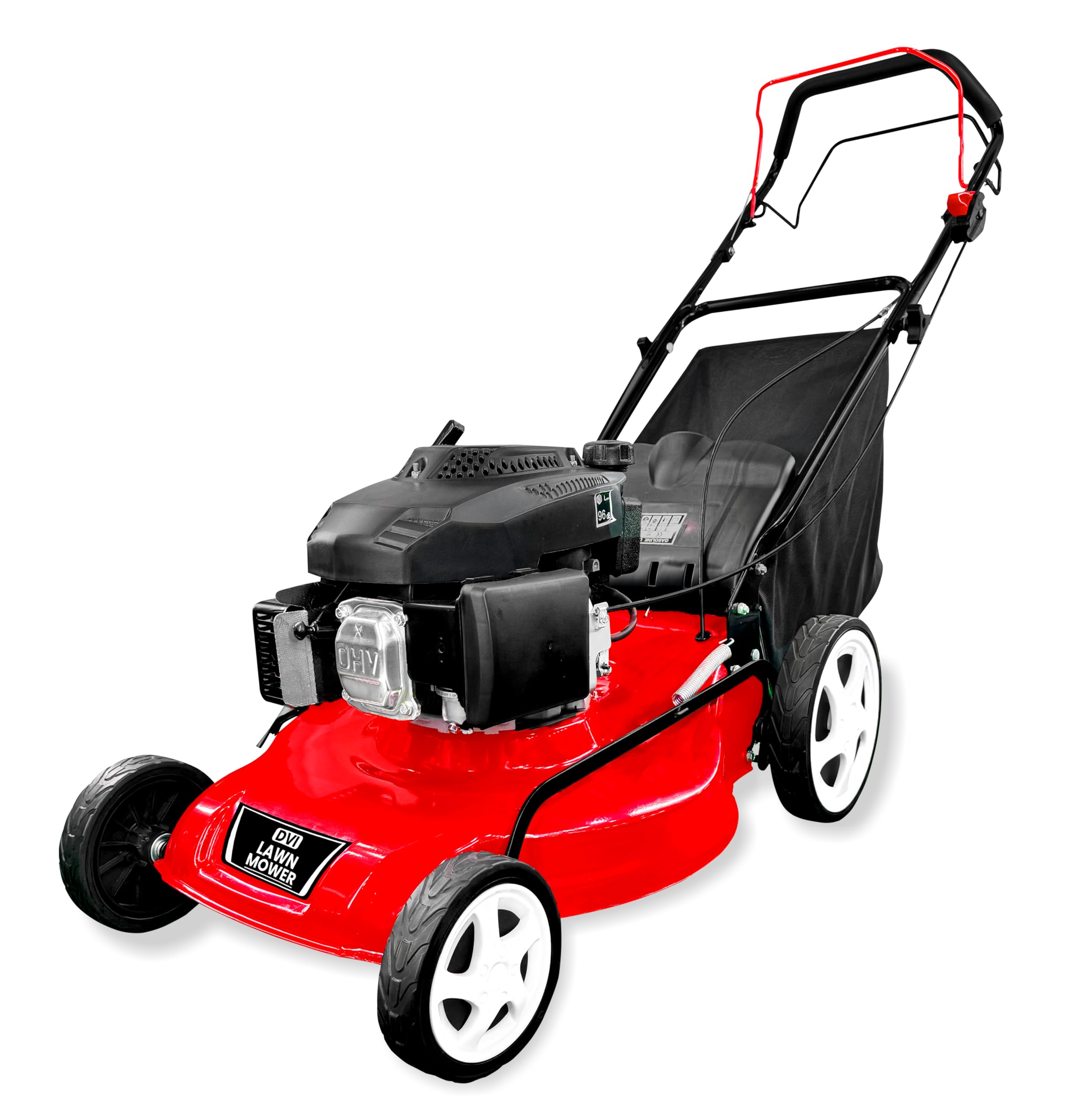 DVI 18 Inch Self Propelled Petrol Lawn Mower with 60L Grass Catcher Box for Lawn and Garden with 7-Height Cutting Position | High Power 4HP Engine with 3600 RPM | 1 Year Manufacturer Warranty. (B0DGPMJ5LF) Amazon Price History, Amazon Price Tracker
