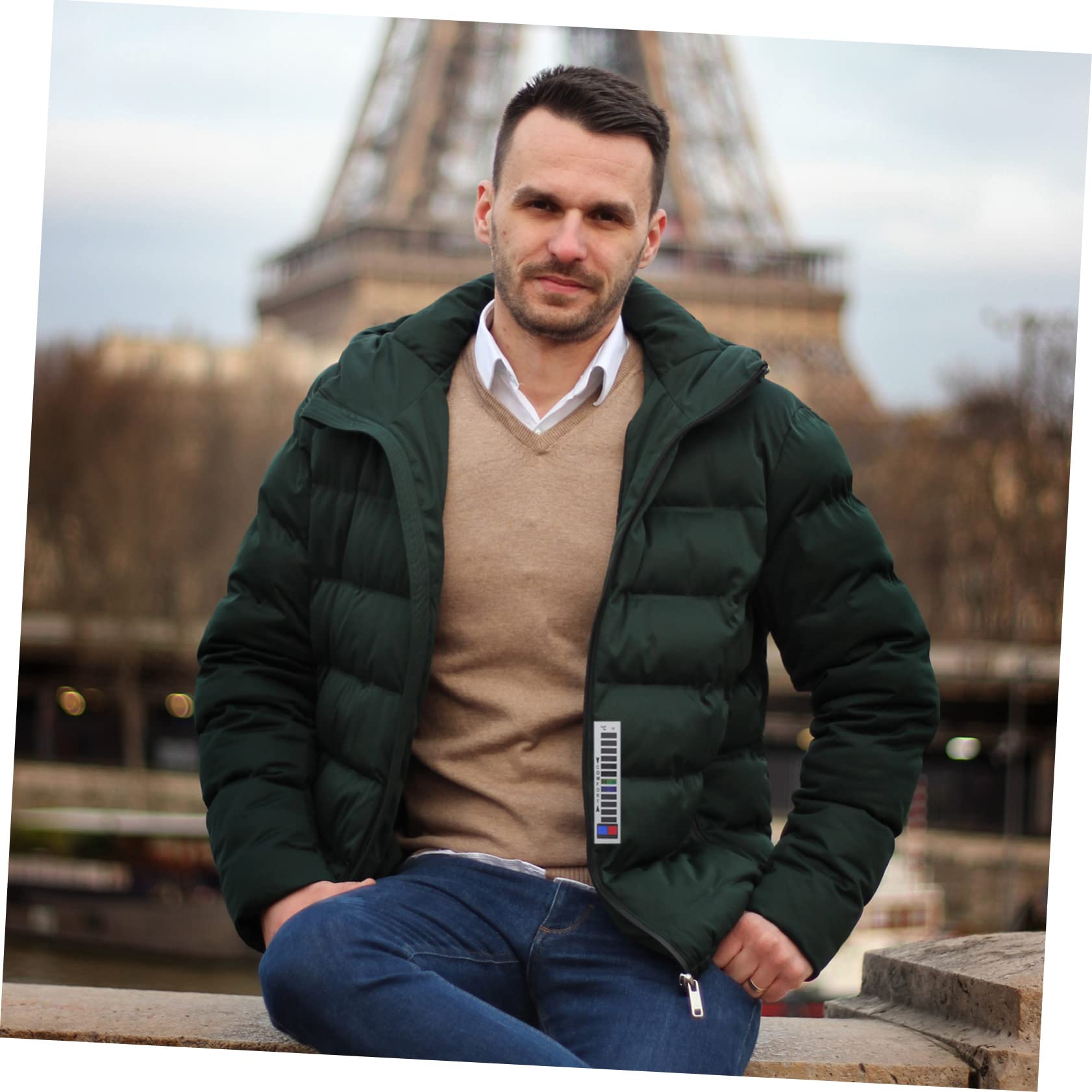 Didiseaon 30 pcs Clothing Suite Fish Tank Supplies Aquarium Temperature Strips Test Strip Liquid Crystal Paper Thermometer Strips Autumn and Winter Fish Tank Temperature Down Jacket