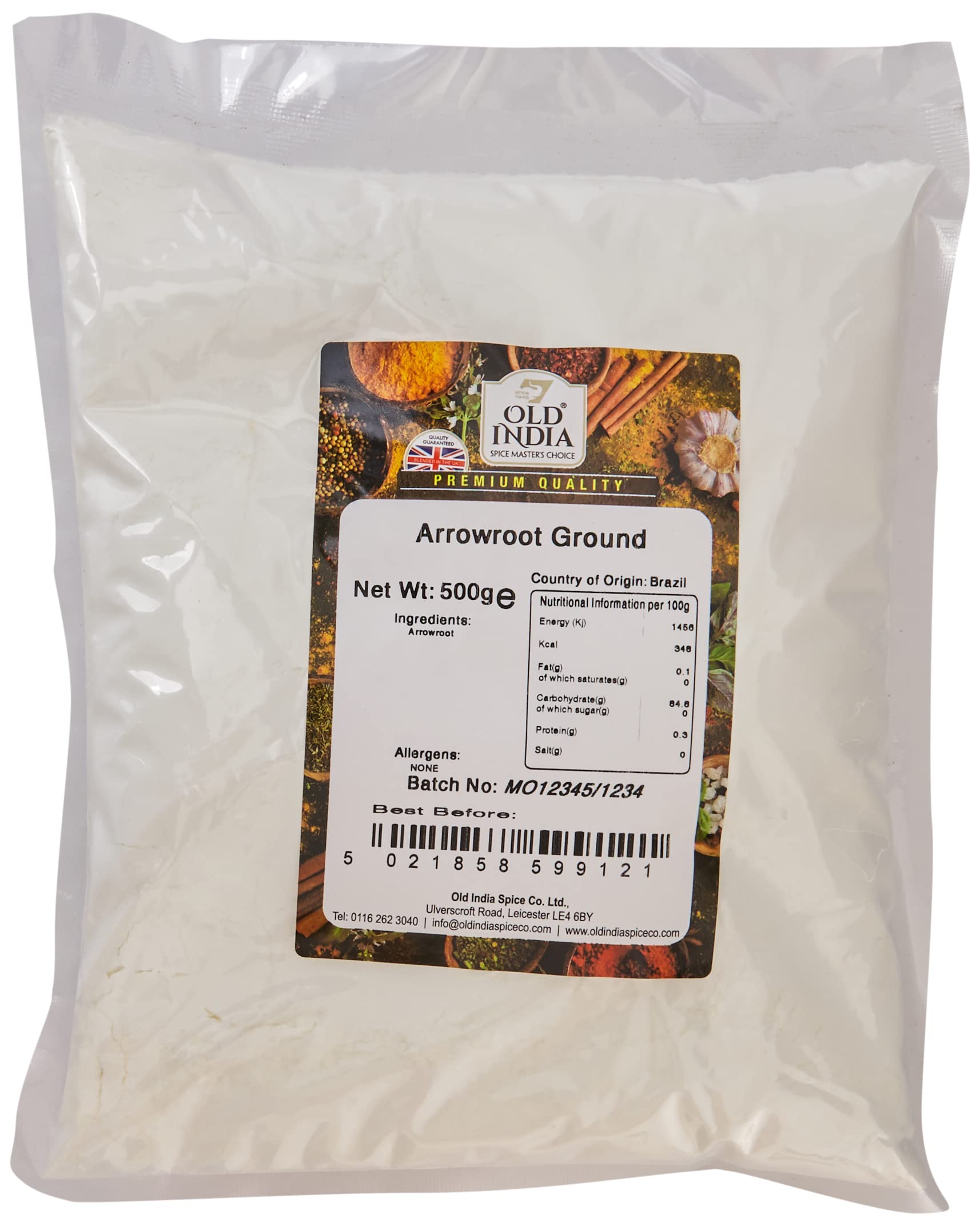 Old India Arrowroot Ground 500g
