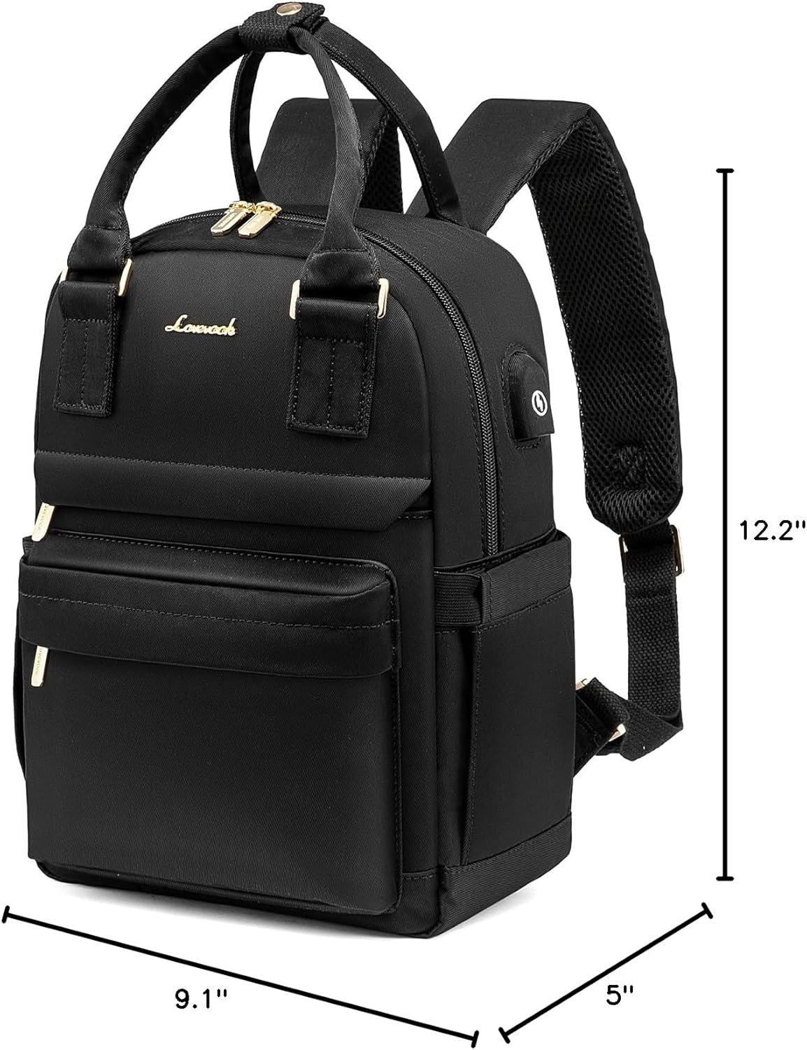 LOVEVOOK Mini Backpack for Women Stylish Waterproof Backpack Purse with USB Port, Cute Bookbag for College School Travel - Image 7