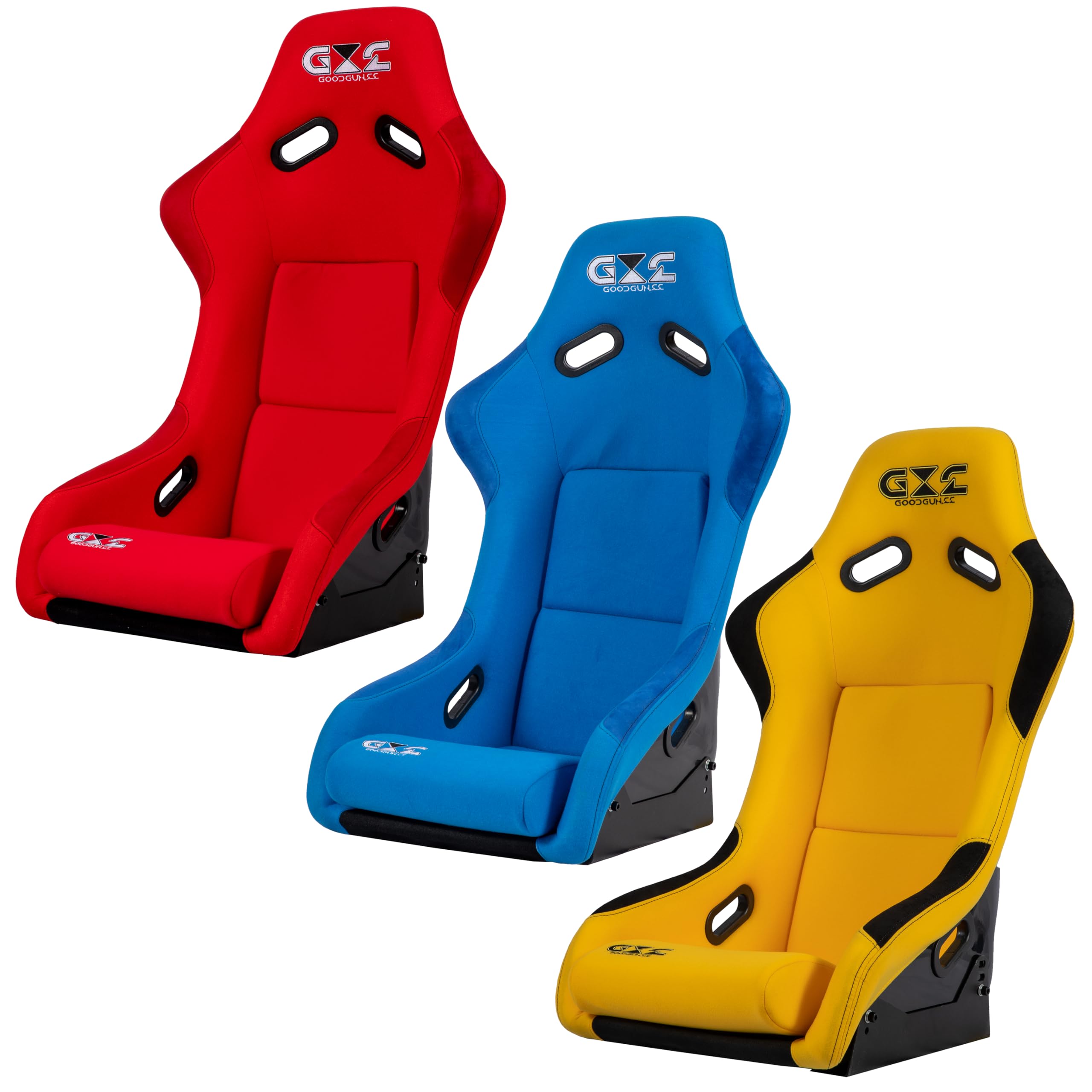 Amazon | GoodGun 標準生地フルバケットシート (ブルー) | シート | 車