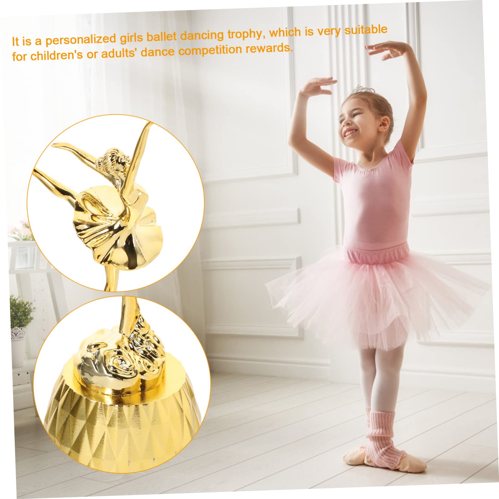 YARNOW Trofeum Taneczne Balet Trofeum Do Tańca Zabawki Dla Dzieci Dla Dziewczynek Dla Dzieci Nagroda Dziewczyna Buty Trofea Taneczne Dla Dziewczynek Tancerz Dla Dziewcząt Motyw Taneczny