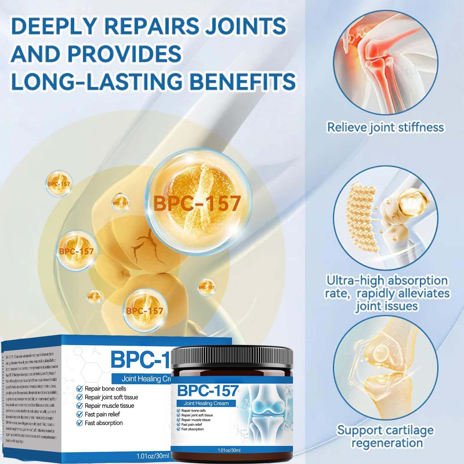 picdo bpc 157 Picdo BPC-157 Peptide Healing Joint Cream,Picdo Peptide Complex Soothing Cream,Effectively Improve Joint discomfort and Enhance Mobility for Neck,Waist,Back Hand Feet and Knee (4) : Amazon.ca: Health & Personal Care