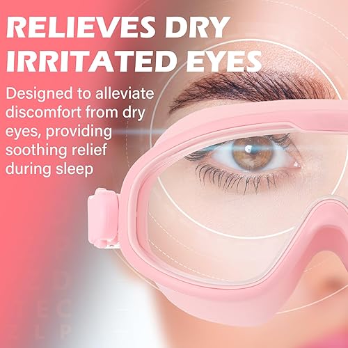 Miniatura 4 de Lash Goggles for Shower Eyelash Eyebrow Protector Reusable Eyelash Extension Sleep Protector for Bath Steam Pool