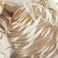 Vista 9 de Deco 79 Recipientes decorativos hechos a mano con orbes y jarrones decorativos secos con diferentes diseños, juego de 2 cajas decorativas