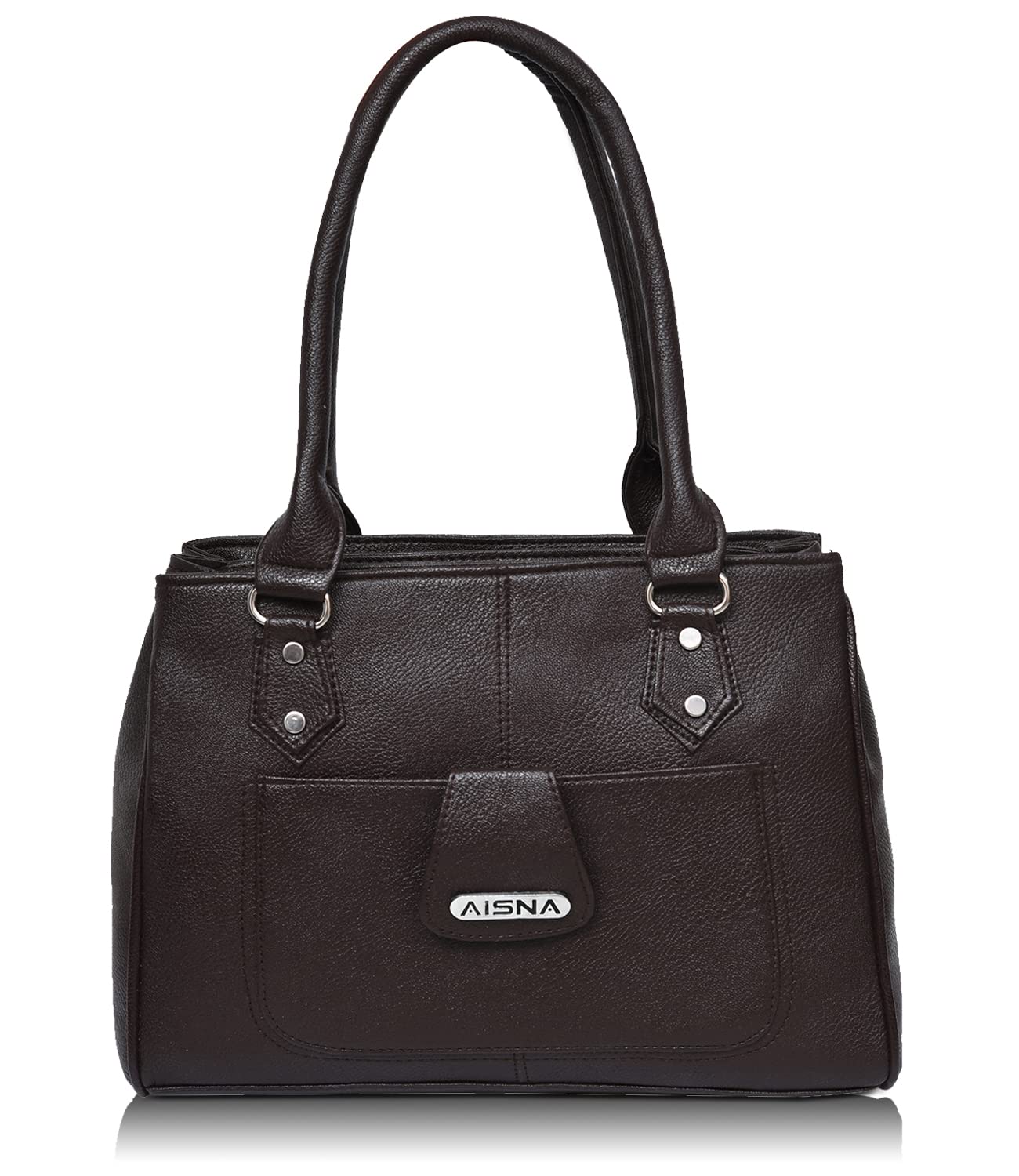 Aisna Womens Large Capacity 3 Partition Shoulder Bags (Brown) (B0BCL2BXNB) Amazon Price History, Amazon Price Tracker