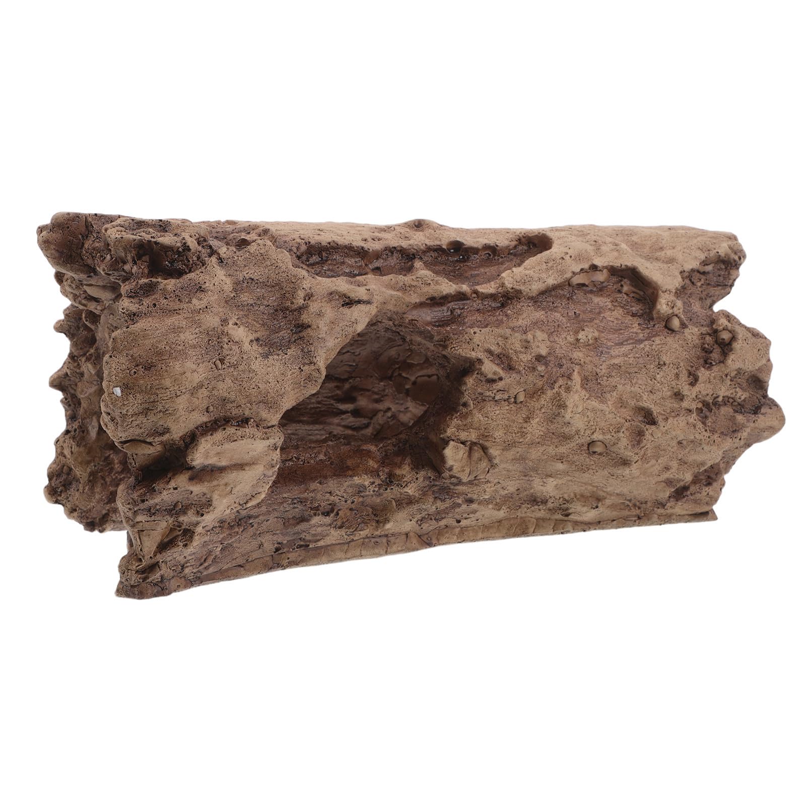 Escondite para Reptiles Cueva Tronco Hueco Resina Simulación Natural