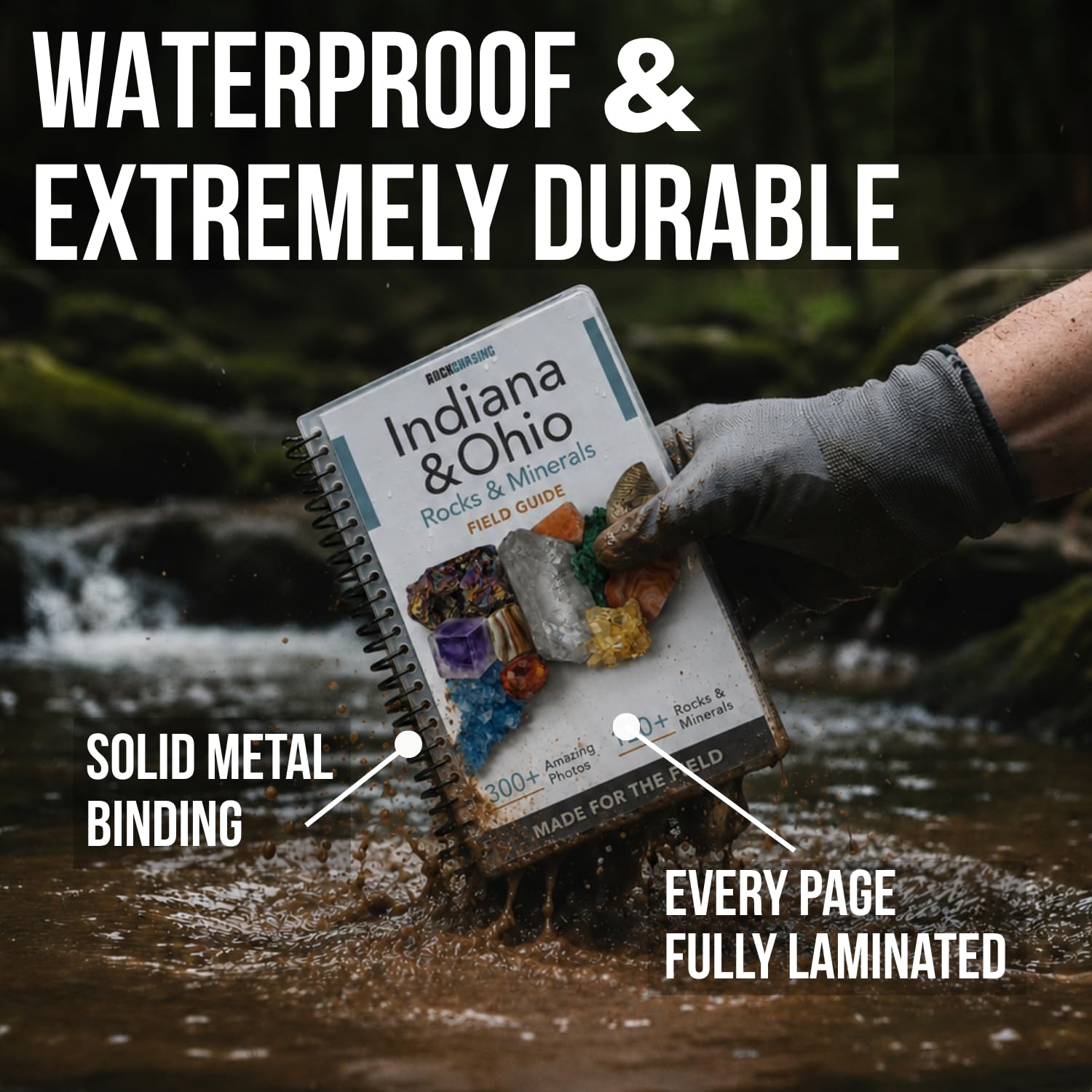 Indiana and Ohio Rocks and Minerals Field Guide | Find and Identify Rocks, Crystals, Minerals, and Gemstones | Rock Chasing